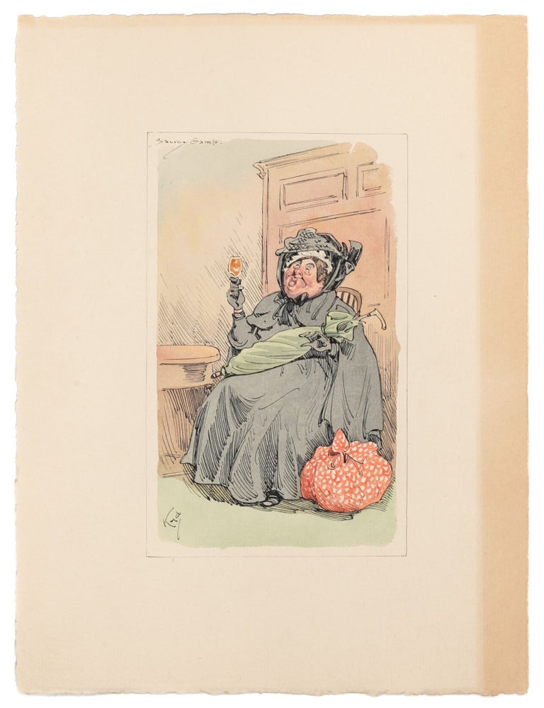 Twelve original character studies from Martin Chuzzlewit
