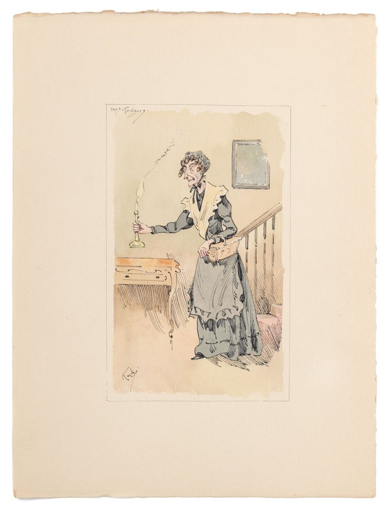 Twelve original character studies from Martin Chuzzlewit