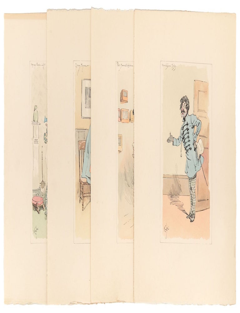 Twelve original character studies from Martin Chuzzlewit
