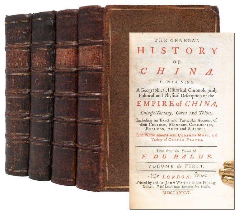 Item #7449) The General History of China Containing a Geographical, Historical, Chronological,...