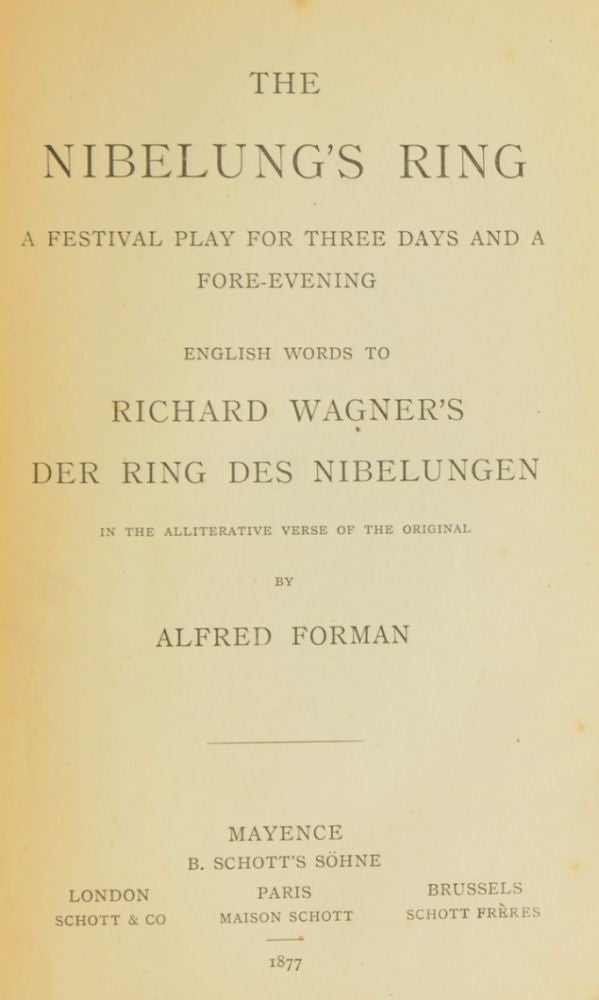 The Ring of the Nibelungen