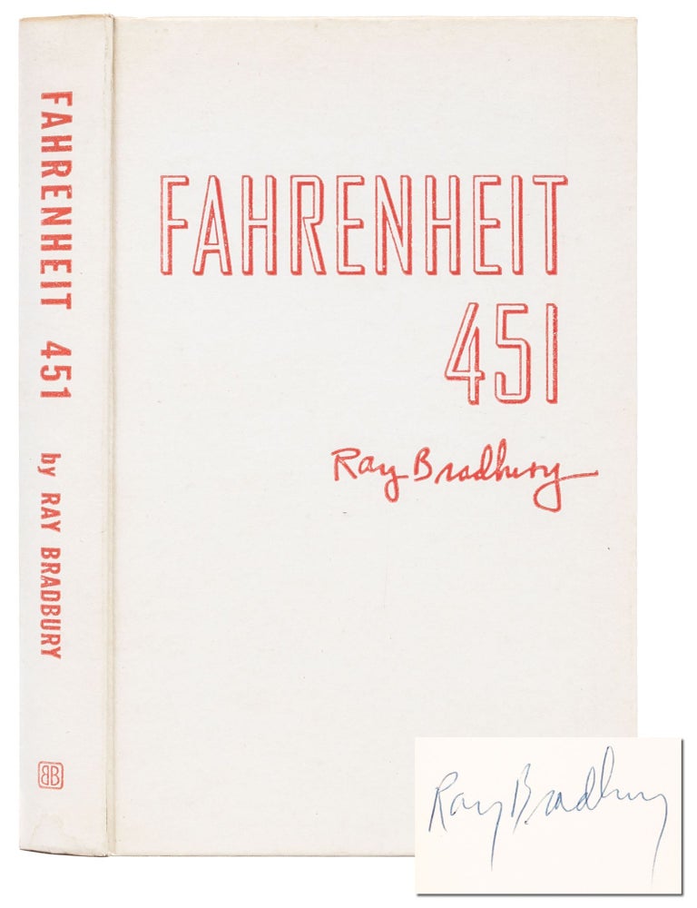 Item #7478) Fahrenheit 451 (Asbestos signed limited edition). Ray Bradbury