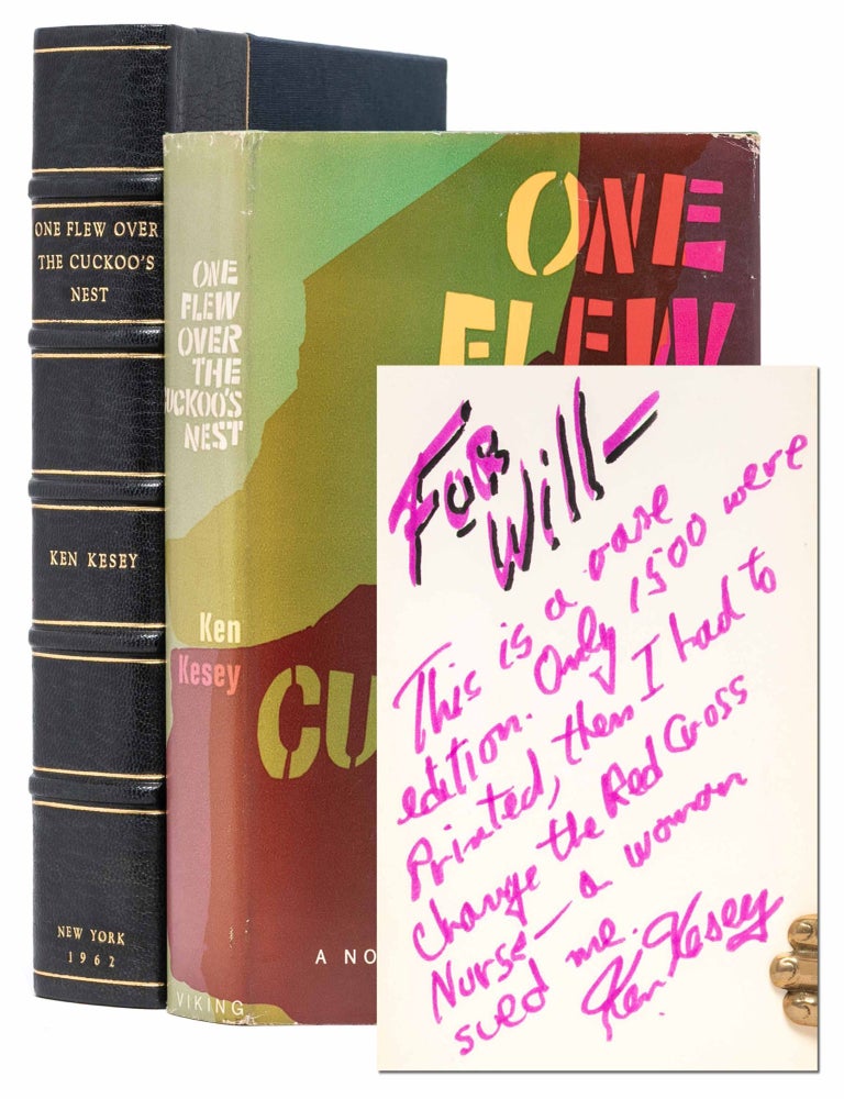 Item #7518) One Flew Over the Cuckoo's Nest (Inscribed first edition). Ken Kesey