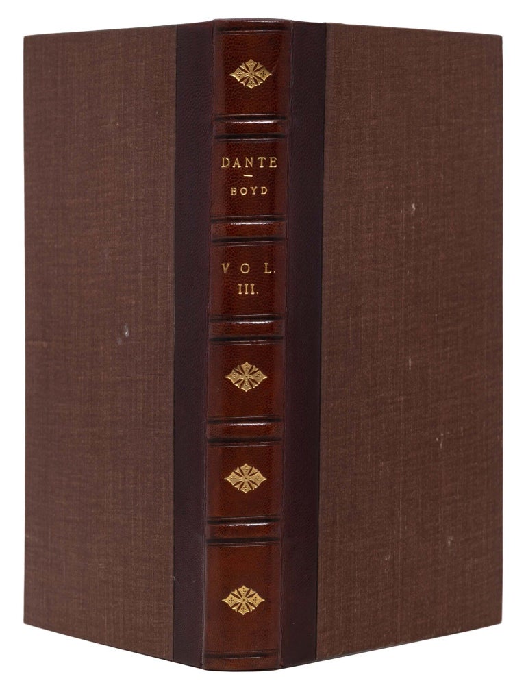 The Divina Commedia of Dante Alighieri, Consisting of the Inferno - Purgatorio - and Paradiso.