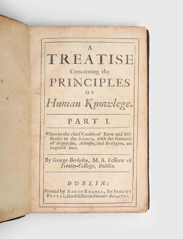 A Treatise Concerning the Principles of Human Knowlege