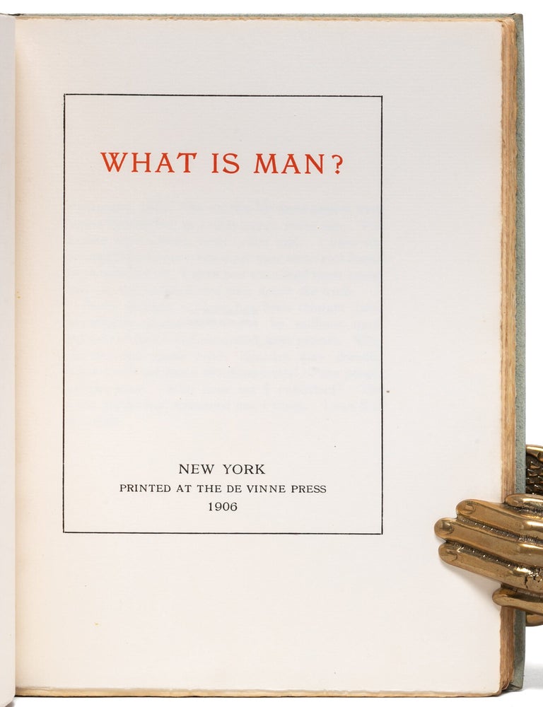 What is Man? (Limited edition)