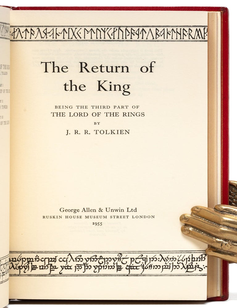 [The Lord of the Rings Trilogy:] The Fellowship of the Ring, The Two Towers, [and] The Return of the King