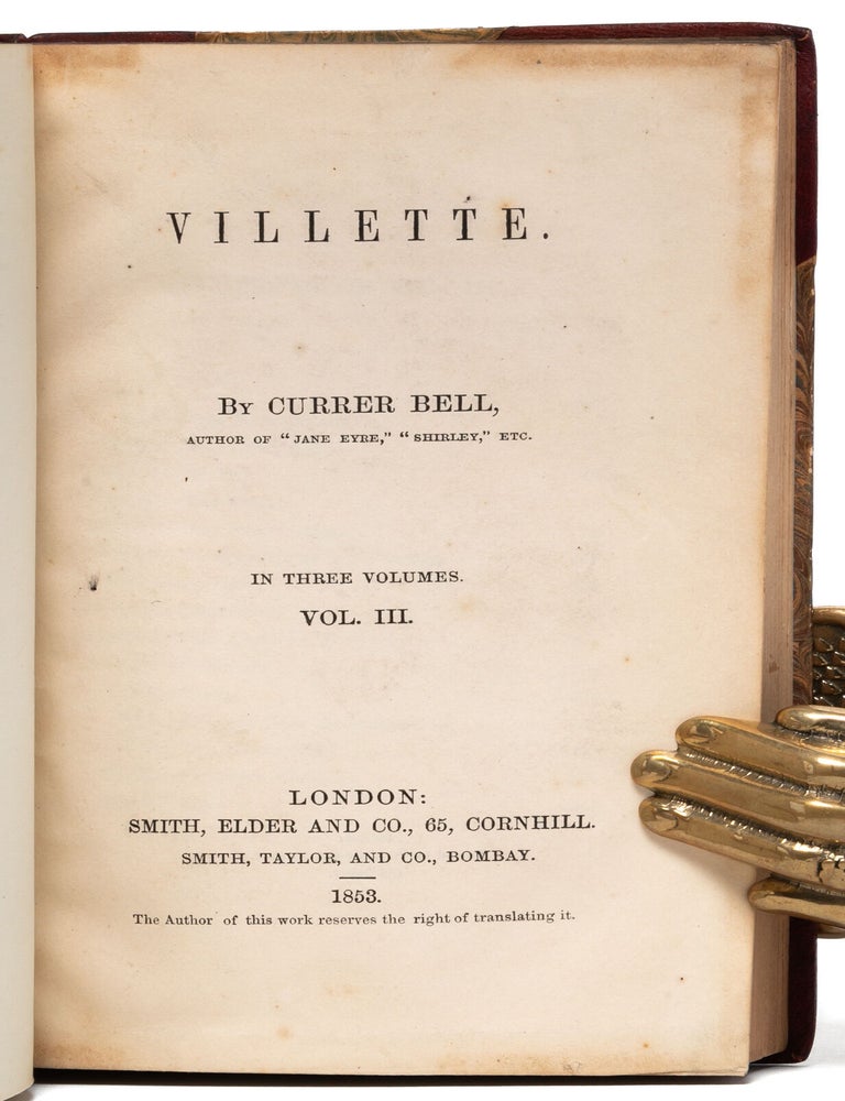 Villette (in 3 vols.)
