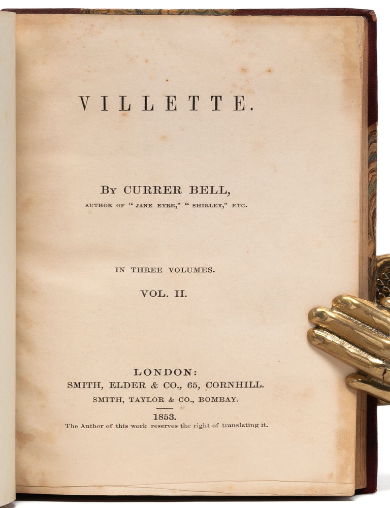 Villette (in 3 vols.)