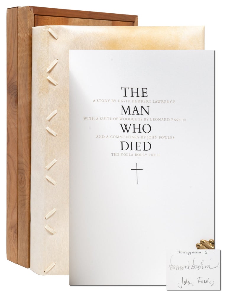 Item #7771) The Man Who Died (Signed limited edition). D. H. Lawrence, Leonard Baskin