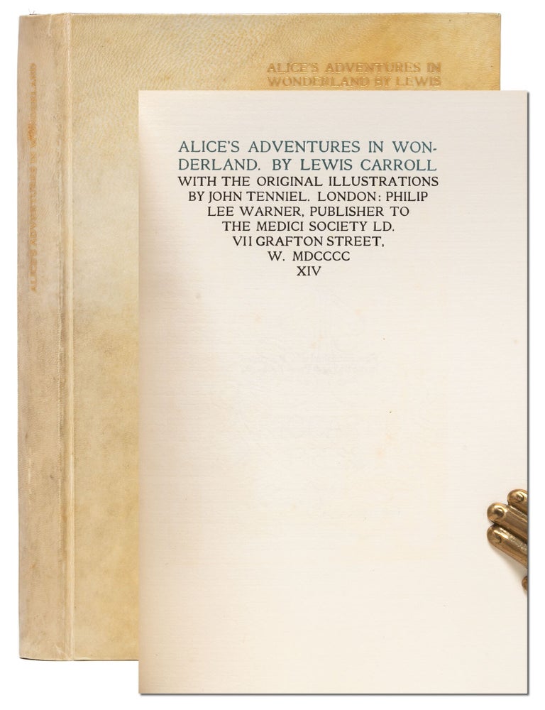 Item #7790) Alice's Adventures in Wonderland. Lewis Carroll