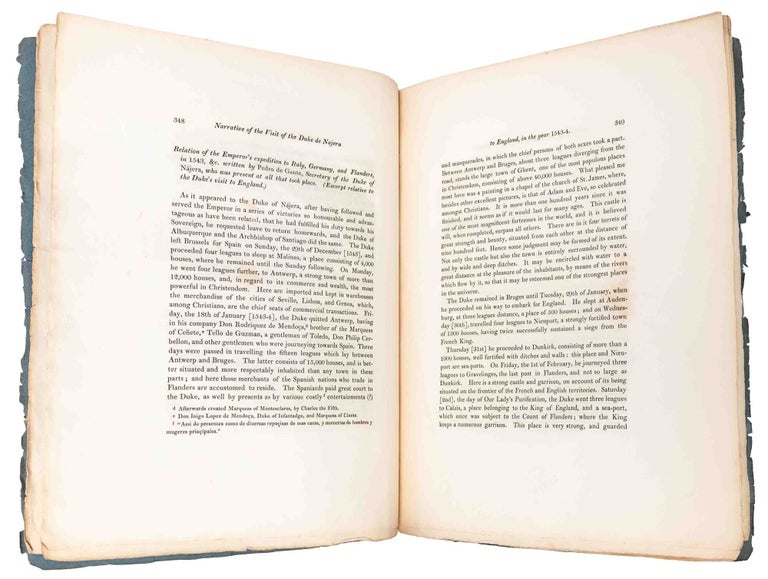 Narrative of the Visit of the Duke de Najira, Knight of the Golden Fleece...to Pay his Court to Henry VIII, in 1543-4