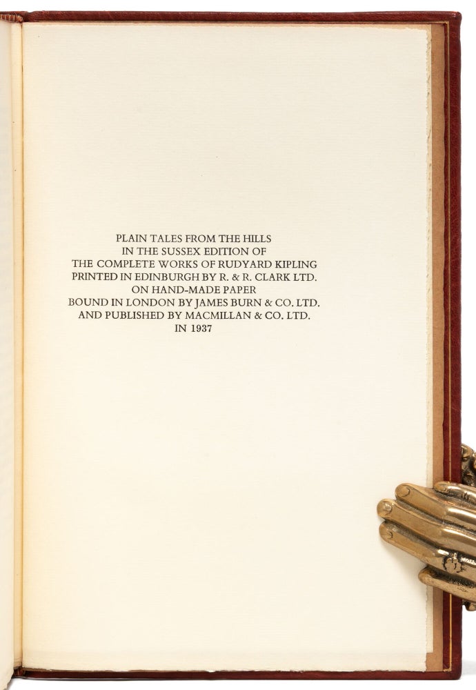 The Complete Works of Rudyard Kipling (Signed limited edition in 35 vols.)