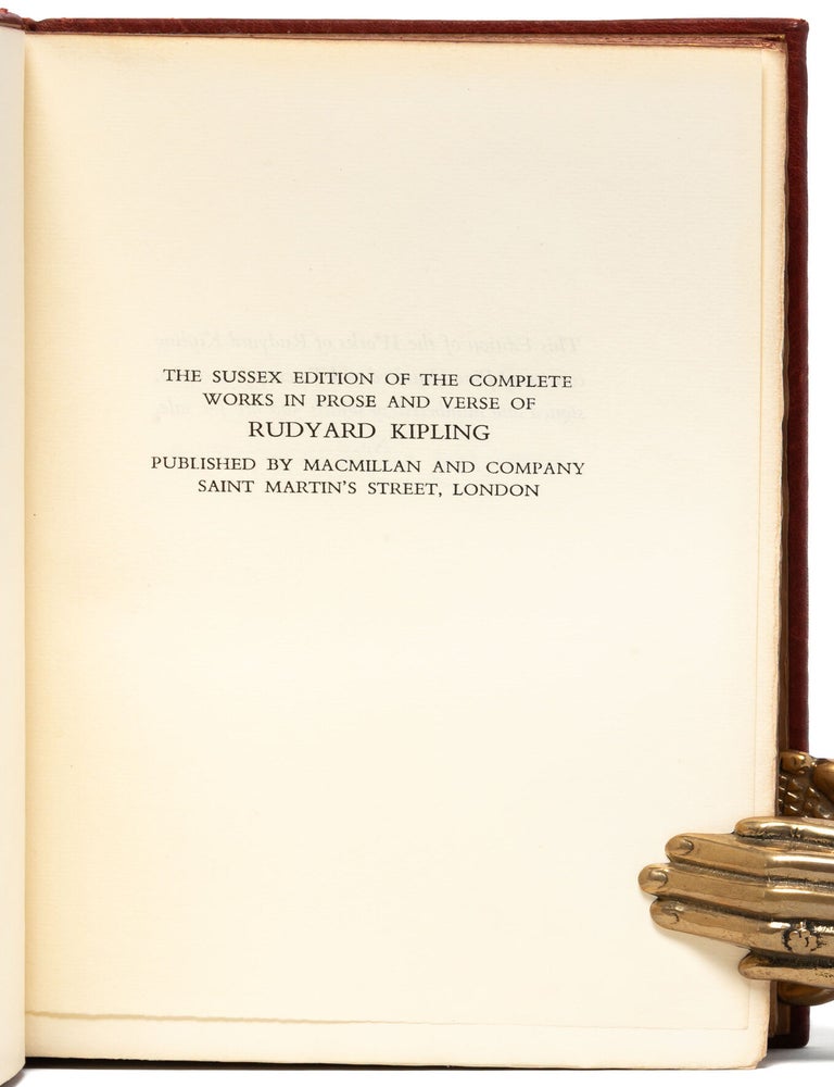 The Complete Works of Rudyard Kipling (Signed limited edition in 35 vols.)