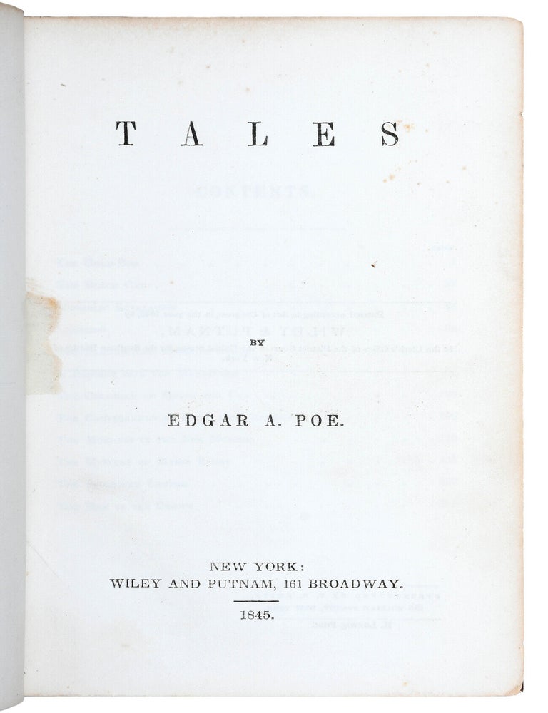 Tales [bound with:] The Raven and Other Poems