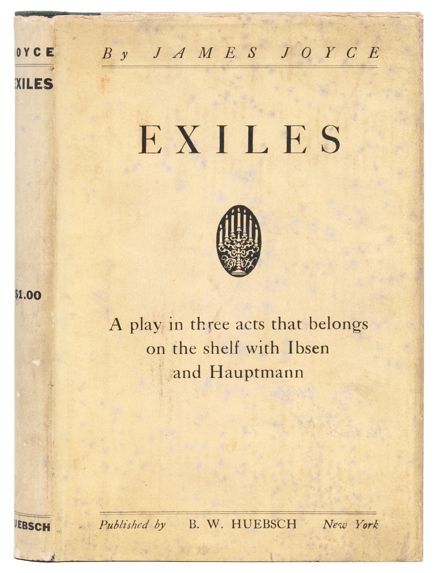 (Item #7836) Exiles. A Play in Three Acts. James Joyce.