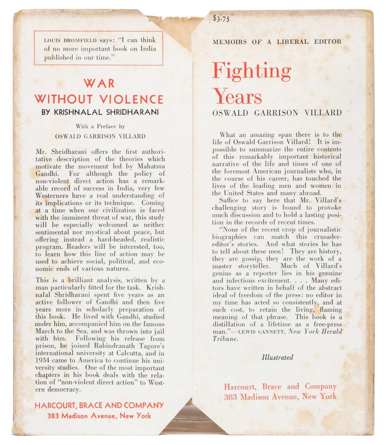 War Without Violence. A Study of Gandhi's Methods and his Accomplishments