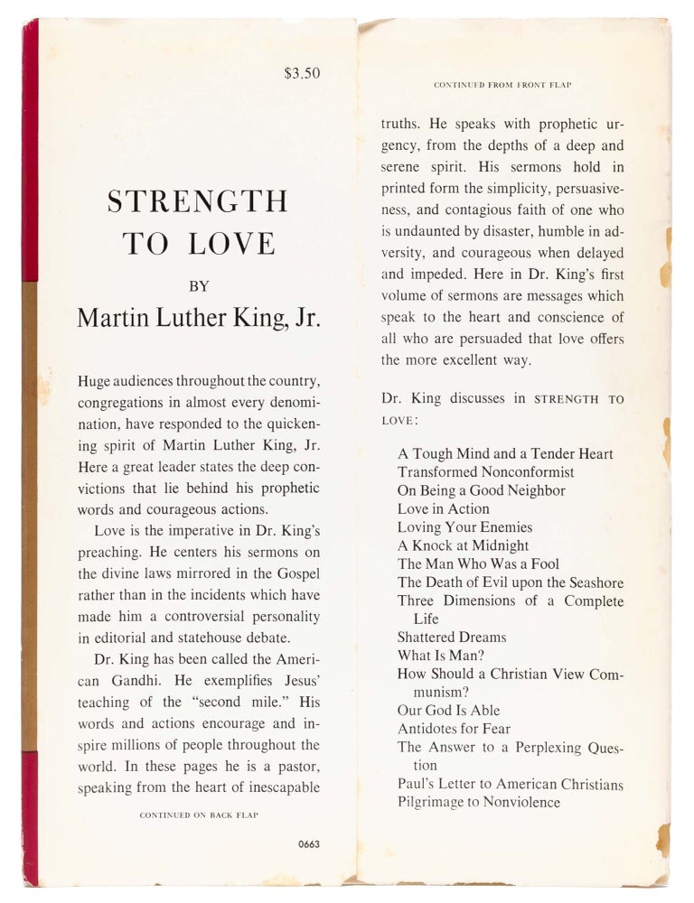 Strength to Love (Inscribed first edition)
