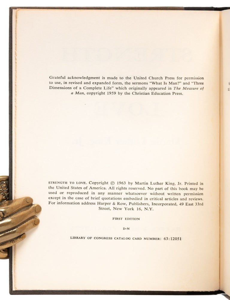 Strength to Love (Inscribed first edition)
