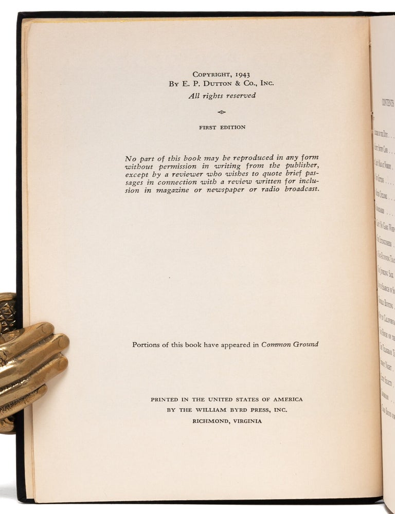 Bound for Glory (Inscribed first edition)