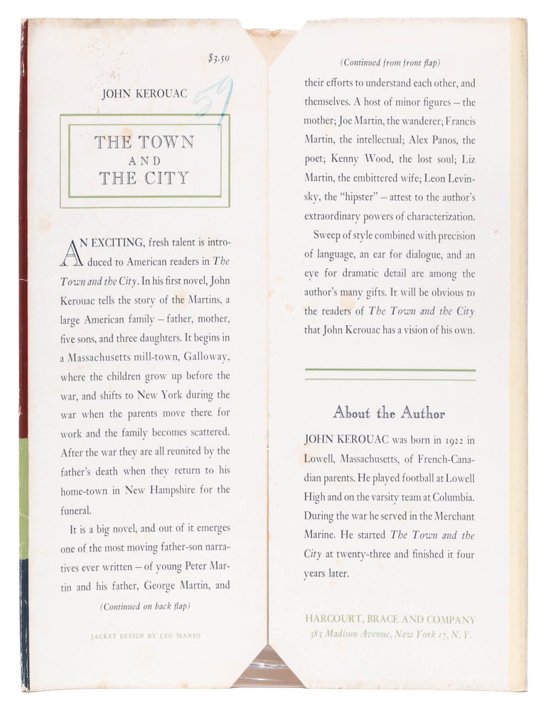 The Town and the City (Signed first edition)
