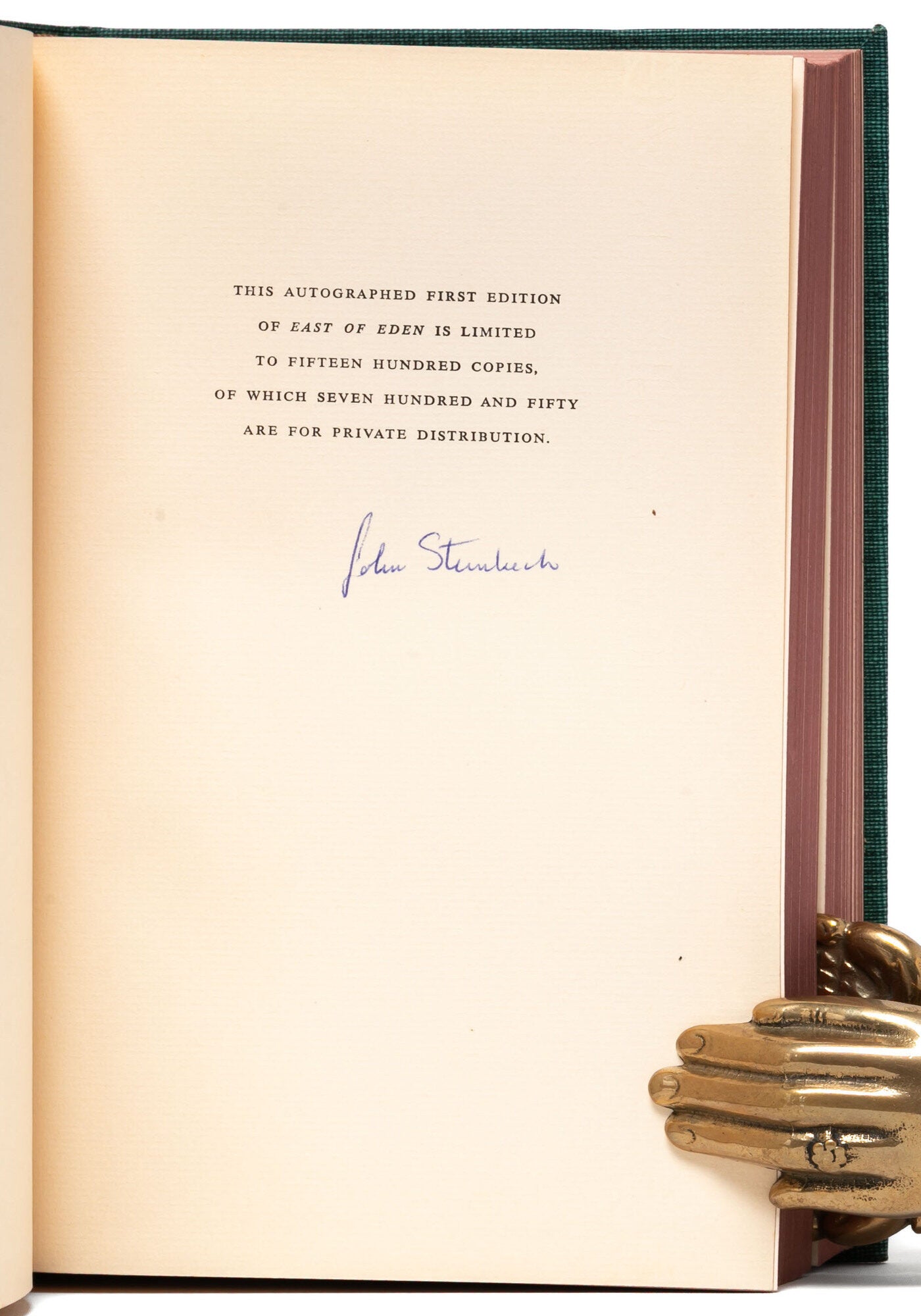 East of Eden Signed limited edition | John Steinbeck | First edition