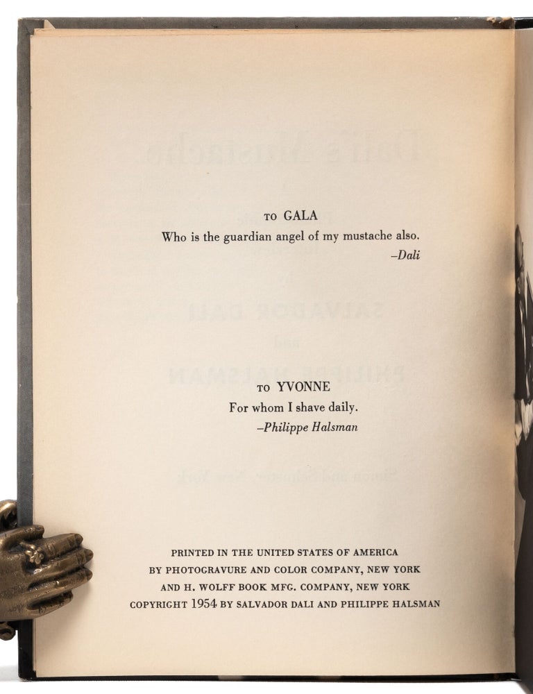 Dalí's Mustache (Inscribed first edition with artwork)
