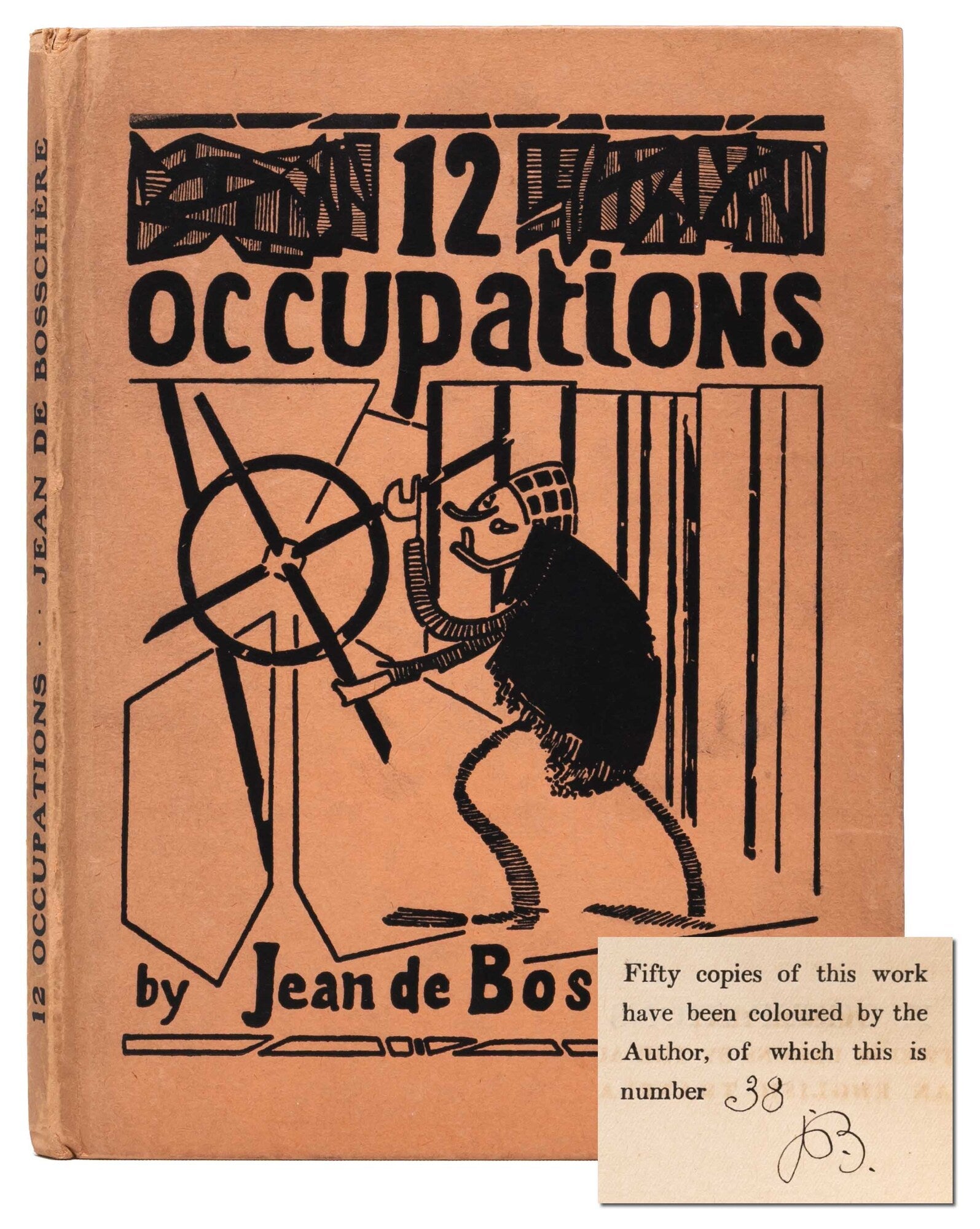 (Item #8092) 12 Occupations (Signed limited edition). Jean de Bossch&egrave;re.