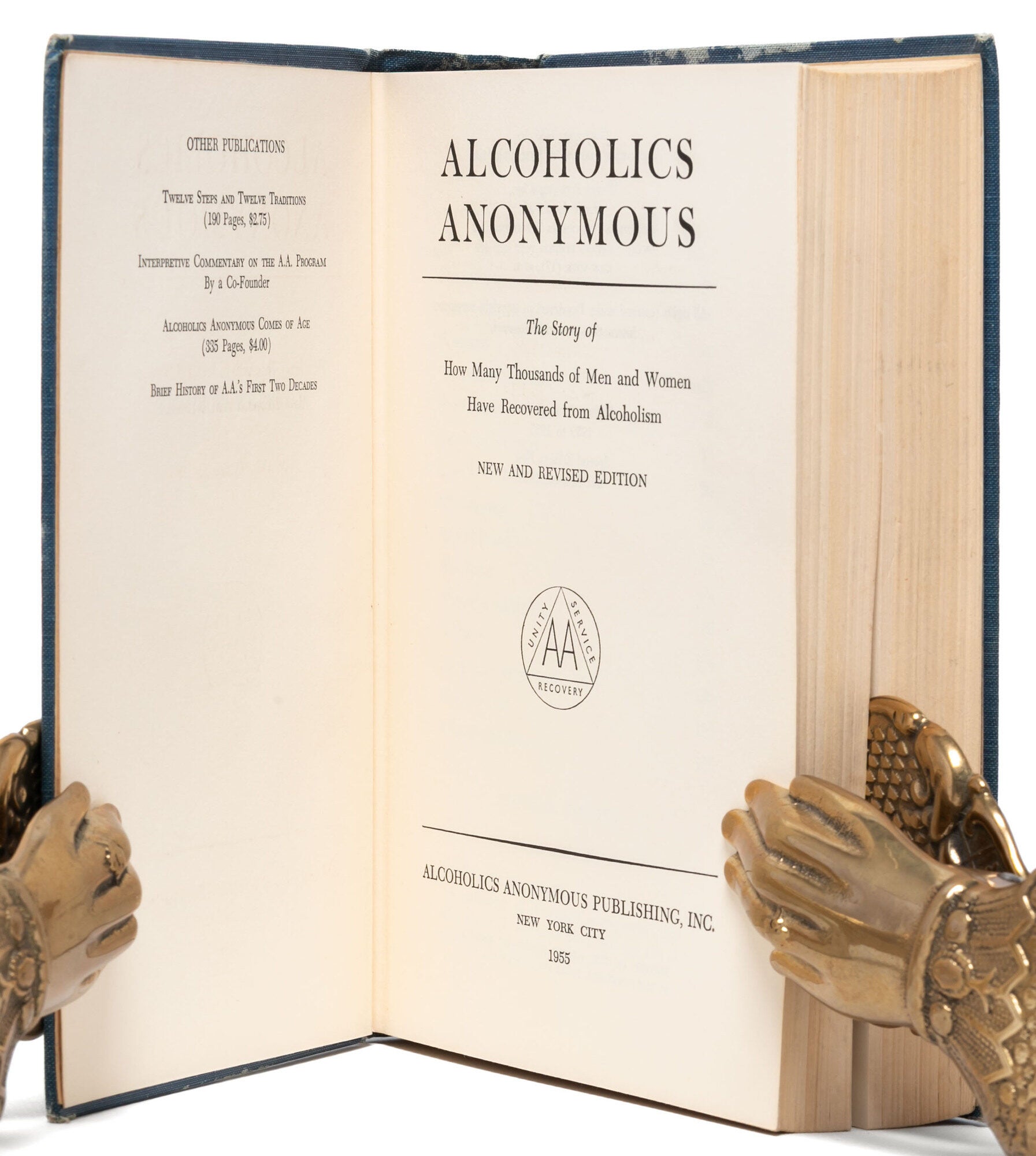 Alcoholics Anonymous Inscribed by Bill Wilson | Bill Wilson, Dr