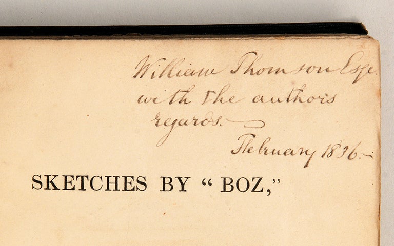 Sketches by Boz (Presentation copy)