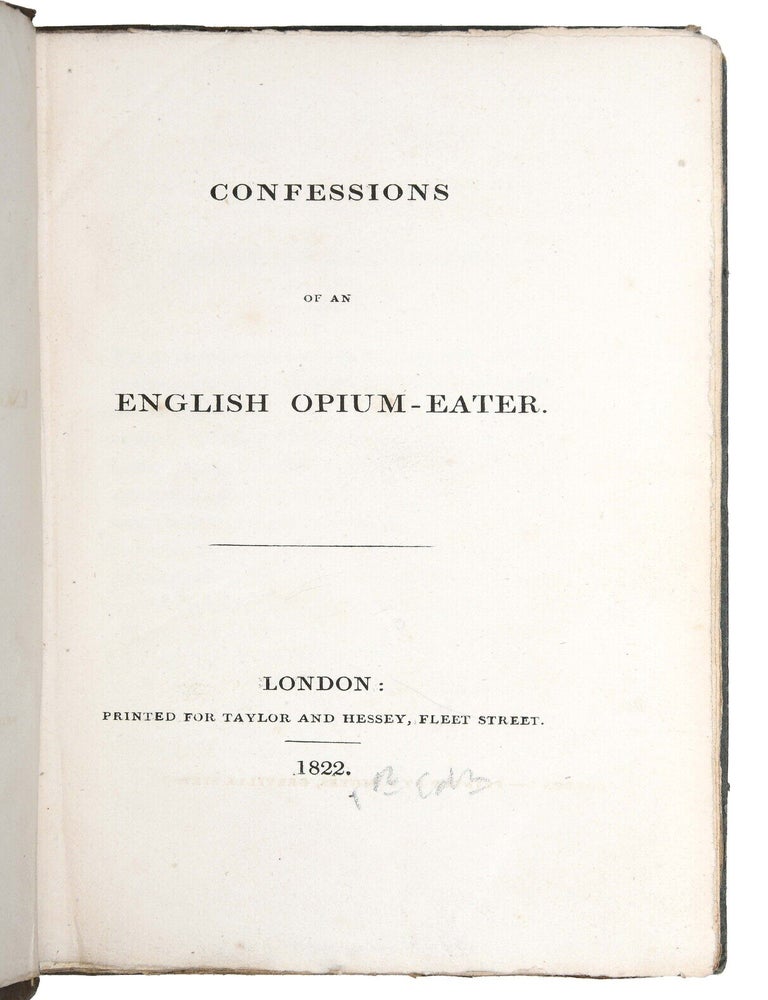 Confessions of an English Opium Eater