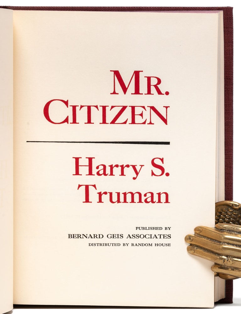 Mr. Citizen (Signed limited edition)