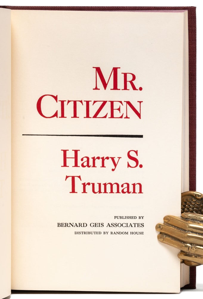 Mr. Citizen (Signed limited edition)