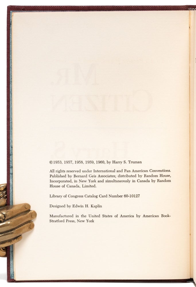 Mr. Citizen (Signed limited edition)