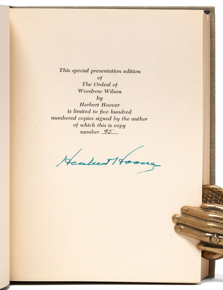 The Ordeal of Woodrow Wilson (Signed limited edition)