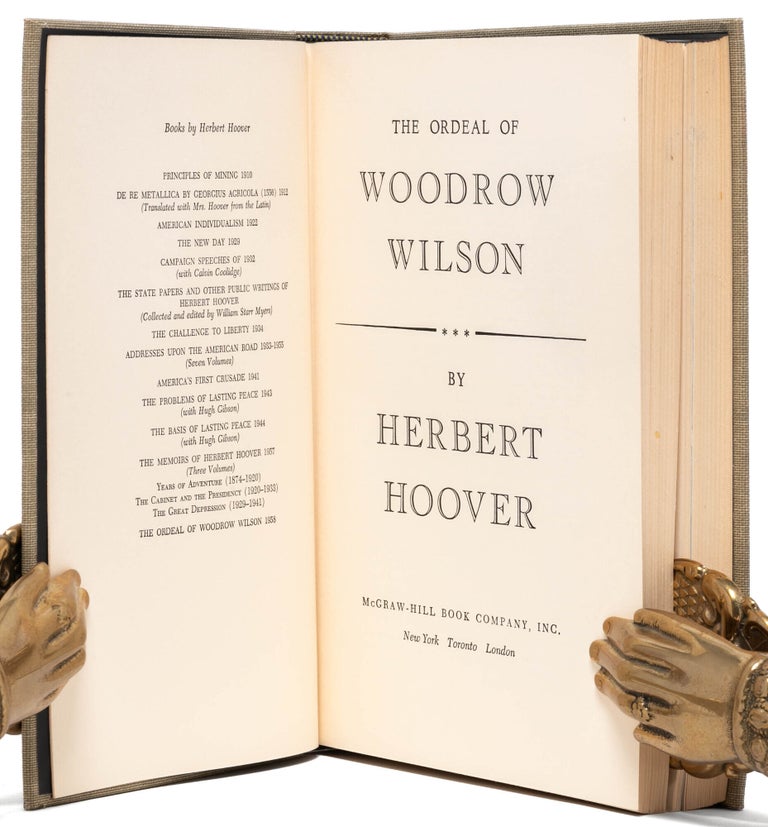 The Ordeal of Woodrow Wilson (Signed limited edition)