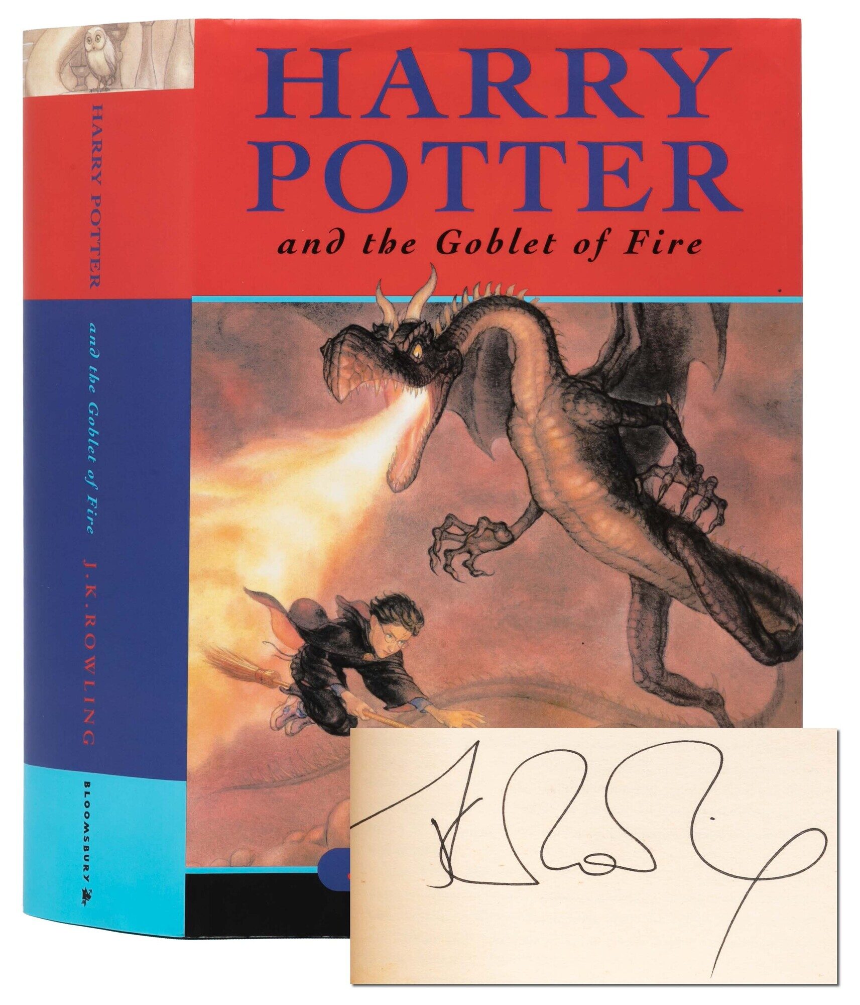 (Item #8149) Harry Potter and the Goblet of Fire (Signed first edition). J. K. Rowling.