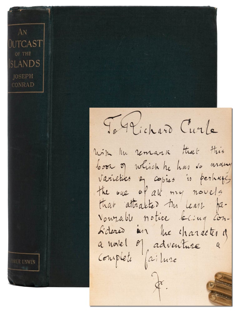 An Outcast of the Islands (Inscribed first edition