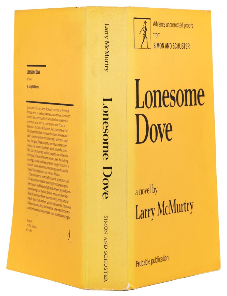 Lonesome Dove (Signed uncorrected proof)