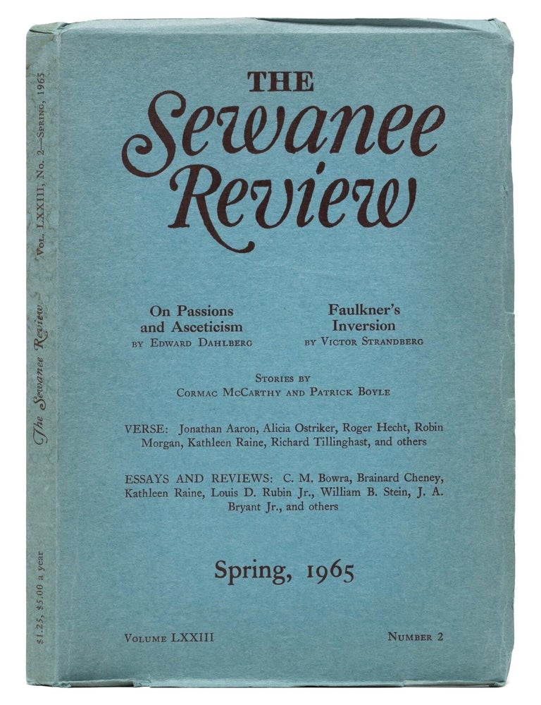 "The Dark Waters" [in] The Sewanee Review, Vol.73, No. 2