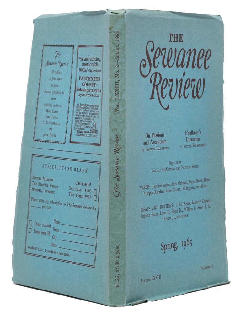 "The Dark Waters" [in] The Sewanee Review, Vol.73, No. 2