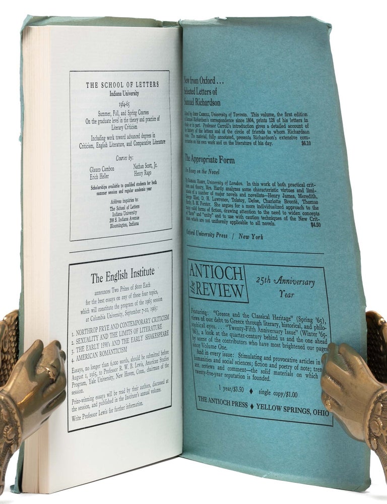 "The Dark Waters" [in] The Sewanee Review, Vol.73, No. 2