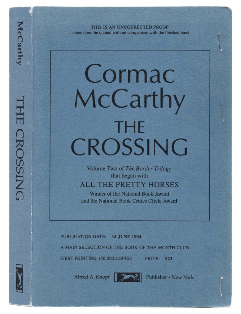 The Crossing (Uncorrected proof