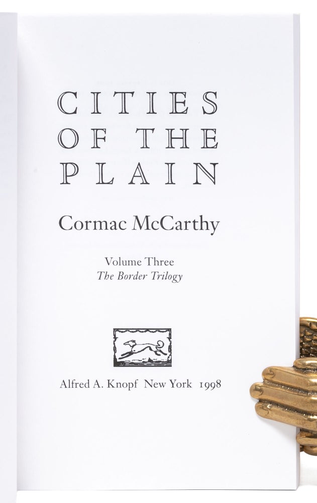 Cities of the Plain (Uncorrected proof)