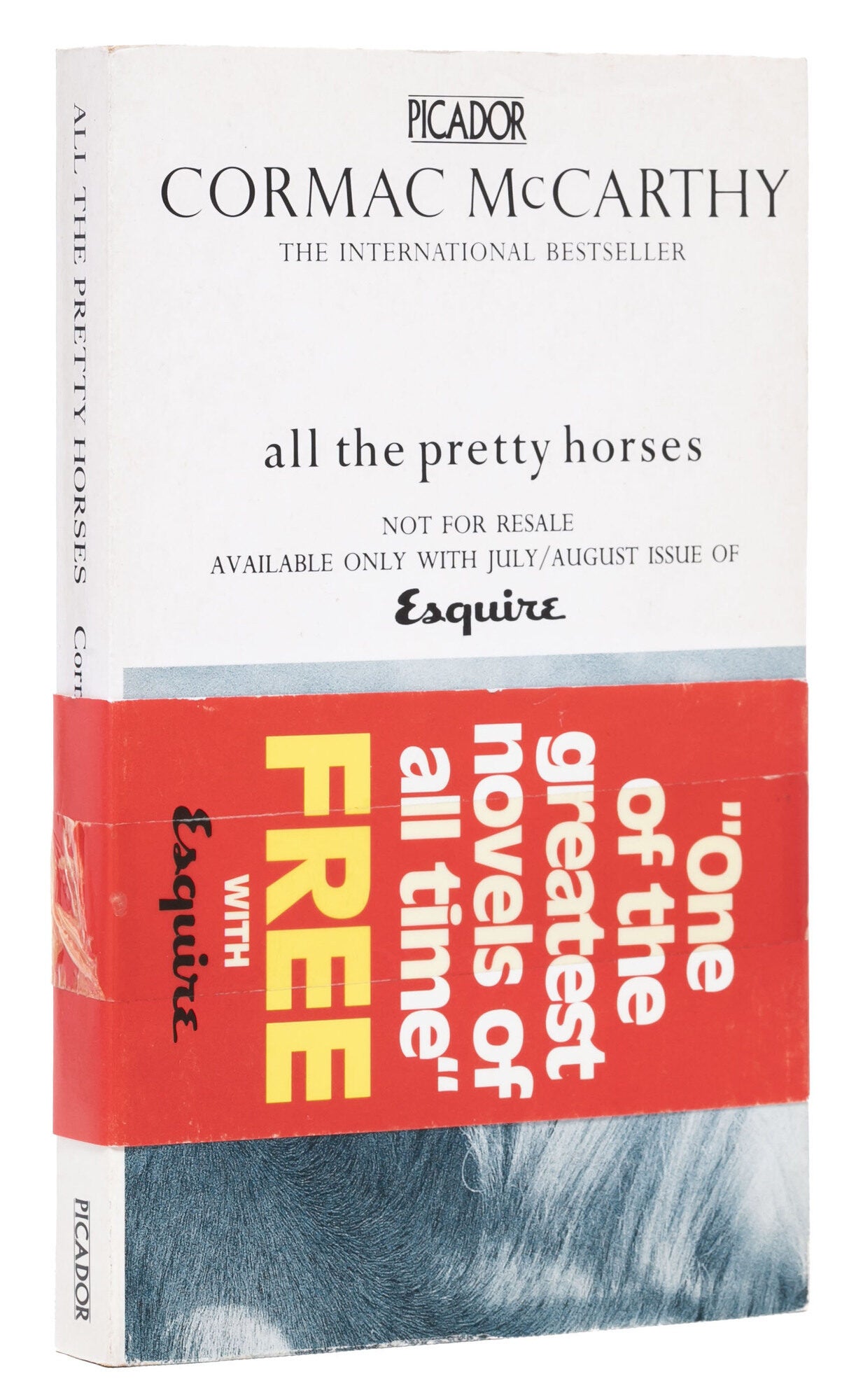 (Item #8164) All the Pretty Horses (Esquire promotional paperback). Cormac McCarthy.