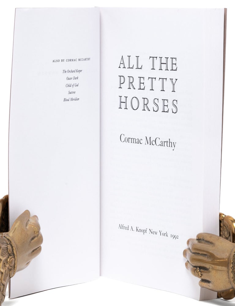 All the Pretty Horses (Uncorrected proof)
