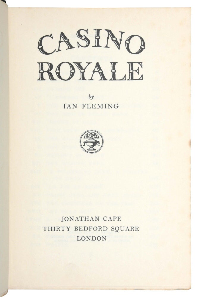 Casino Royale (Inscribed first edition)