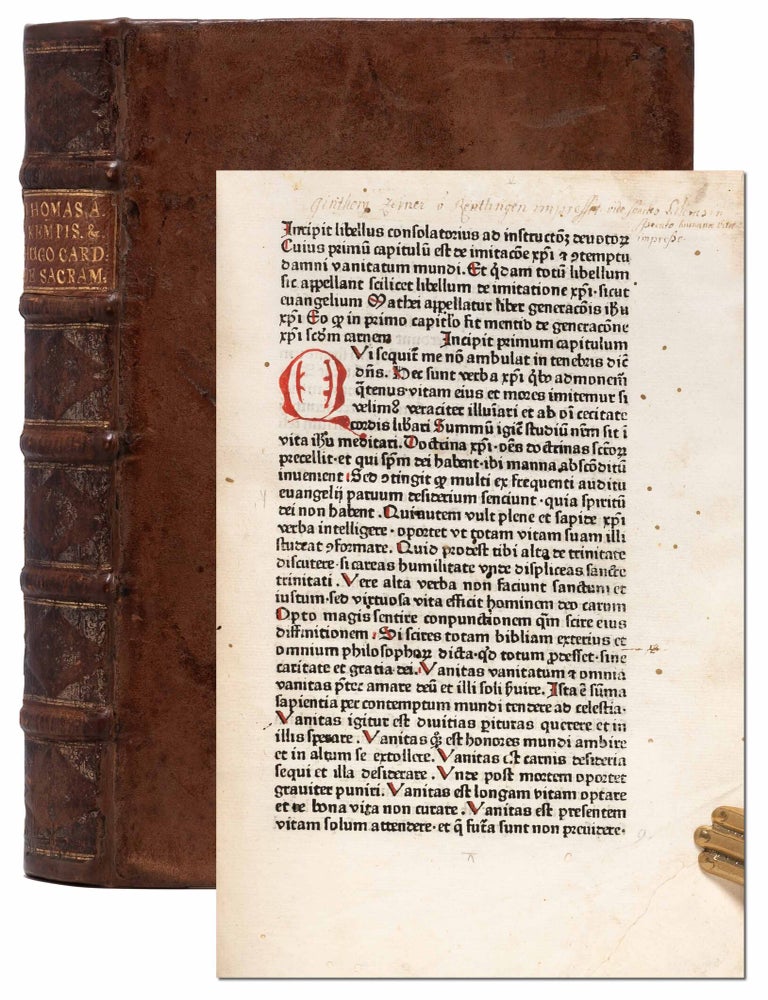 Imitatio Christi [bound with a collection of other early tracts