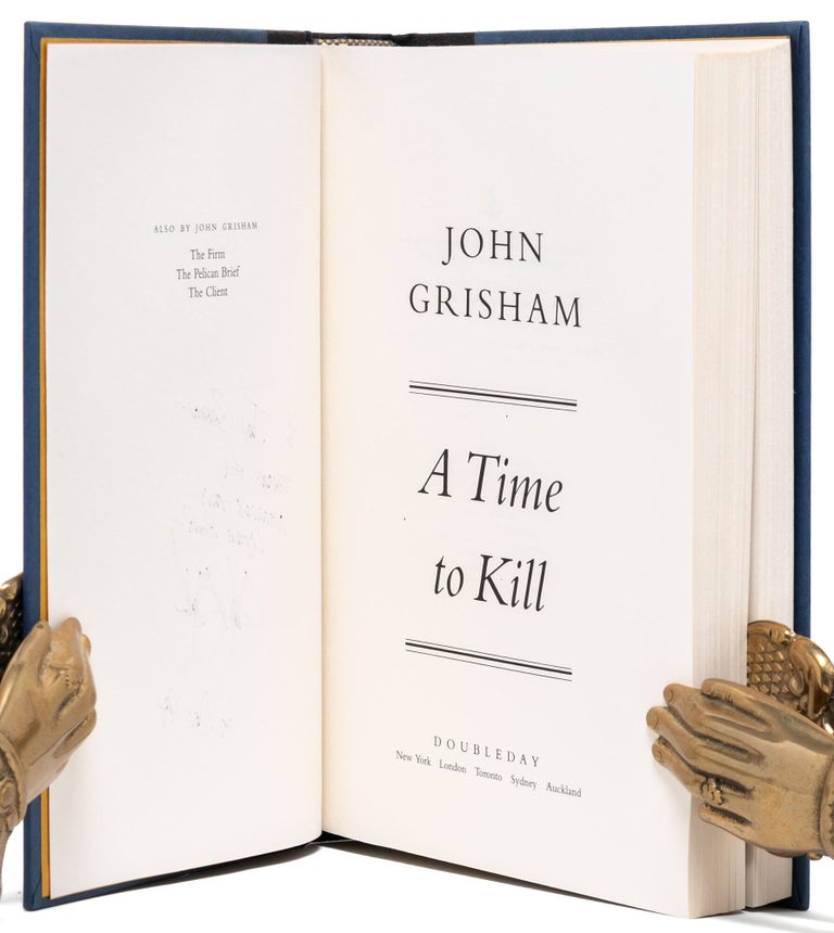 A Time to Kill (Inscribed to Grisham's literary agent)