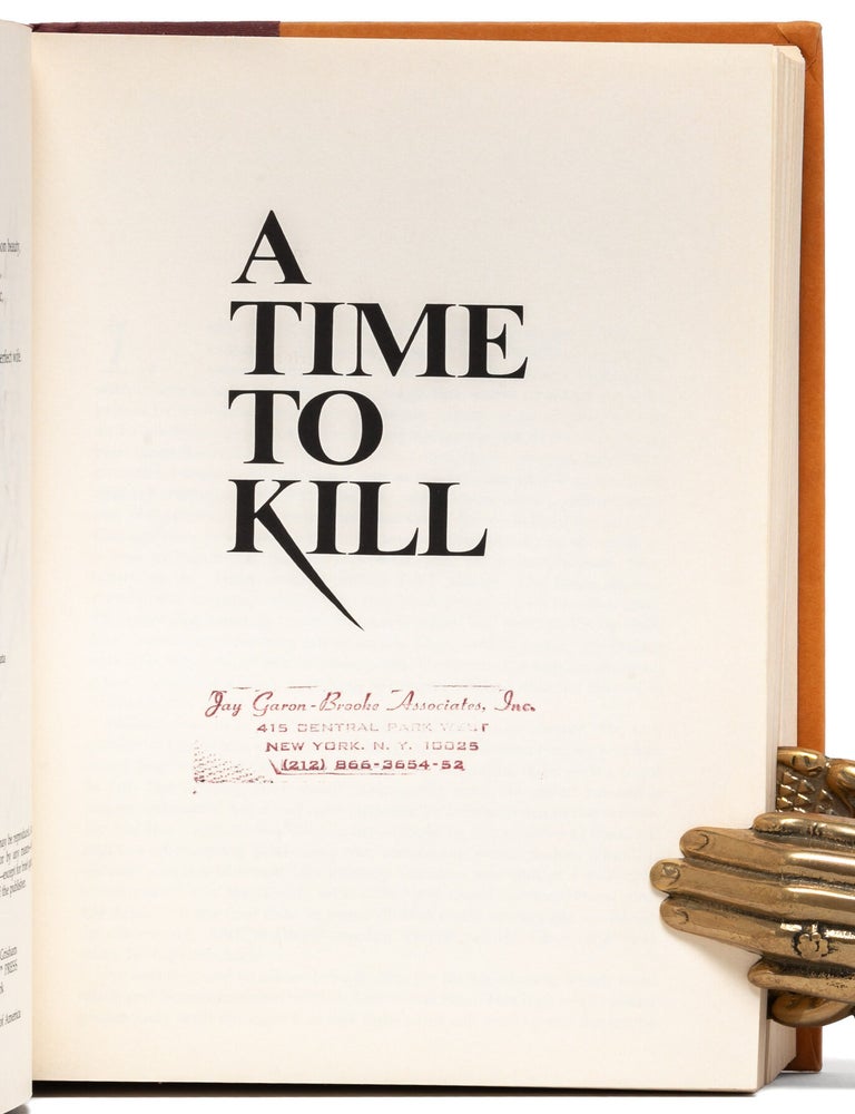 A Time to Kill (Signed first edition)